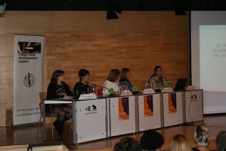Dd Izq: Montserrat Giménez,Cristina Maseli, Nieves Alonso (CM), Montserrat Velázquez, Macarena Cerezuela