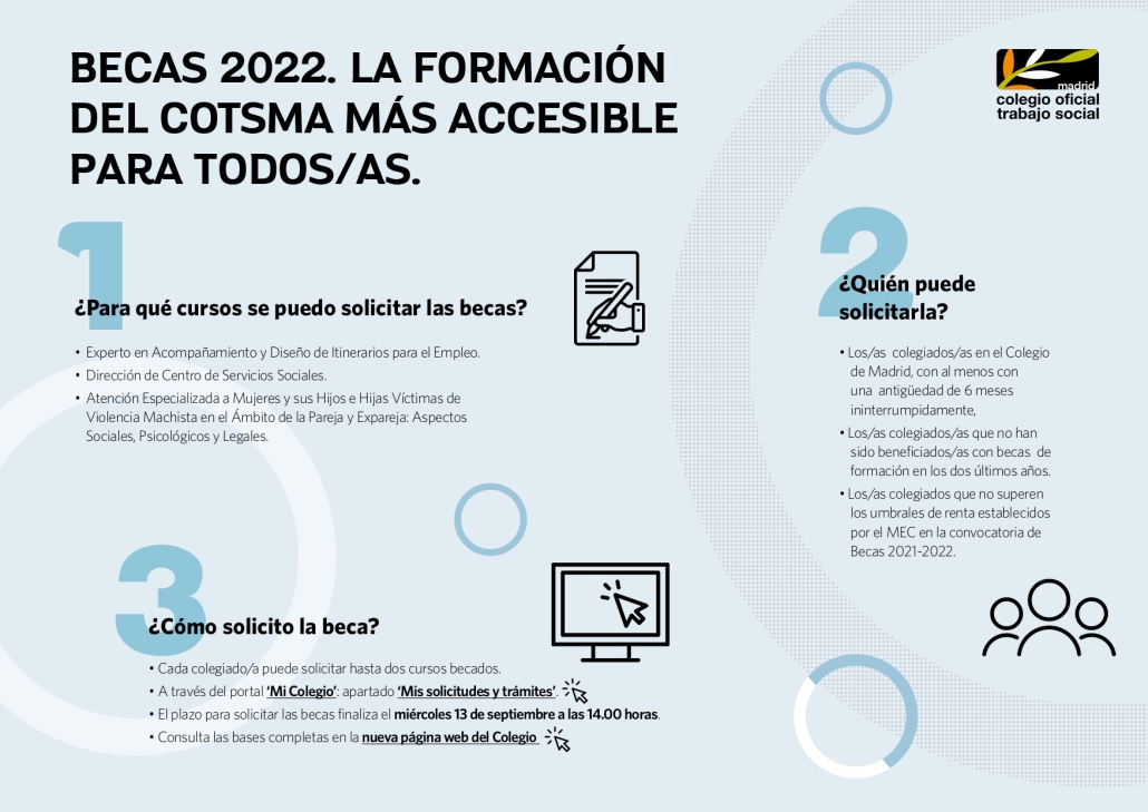 Becas de formación para trabajadoras sociales Becas de formación para trabajadoras sociales