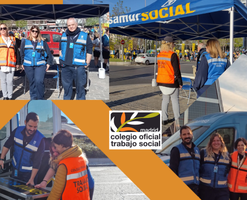 Participación del Cuerpo de emergencias en la media maratón de Madrid