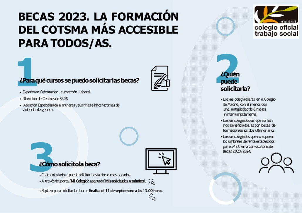 Becas de formación para trabajadoras sociales Becas de formación para trabajadoras sociales