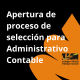 Oferta de empleo para incorporar administrativo contable