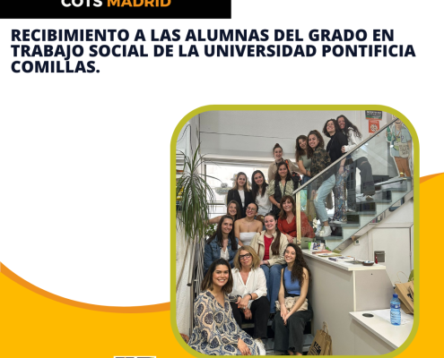 El pasado 22 de marzo de 2024 el Colegio Oficial de Trabajo Social de Madrid recibía a las estudiantes del Grado de Trabajo Social de la Universidad Pontificia Comillas.