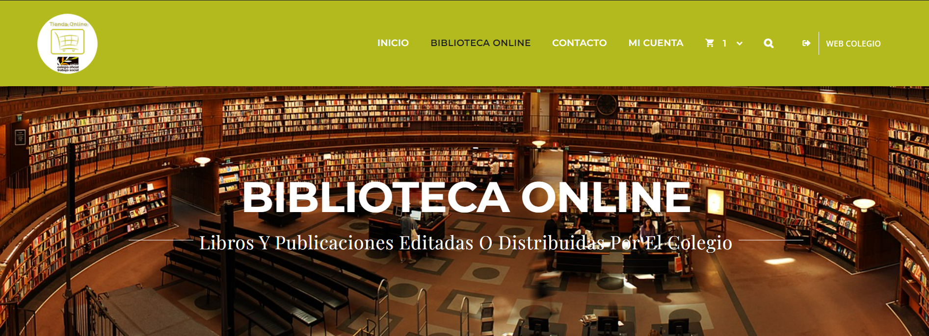 Biblioteca Online de Colegio Oficial de Trabajo social de Madrid